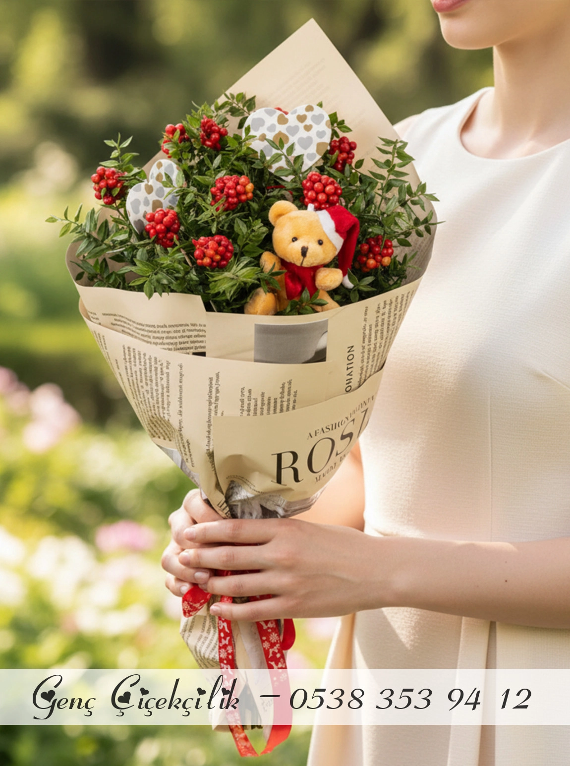 Ayıcıklı Kokina Buketi