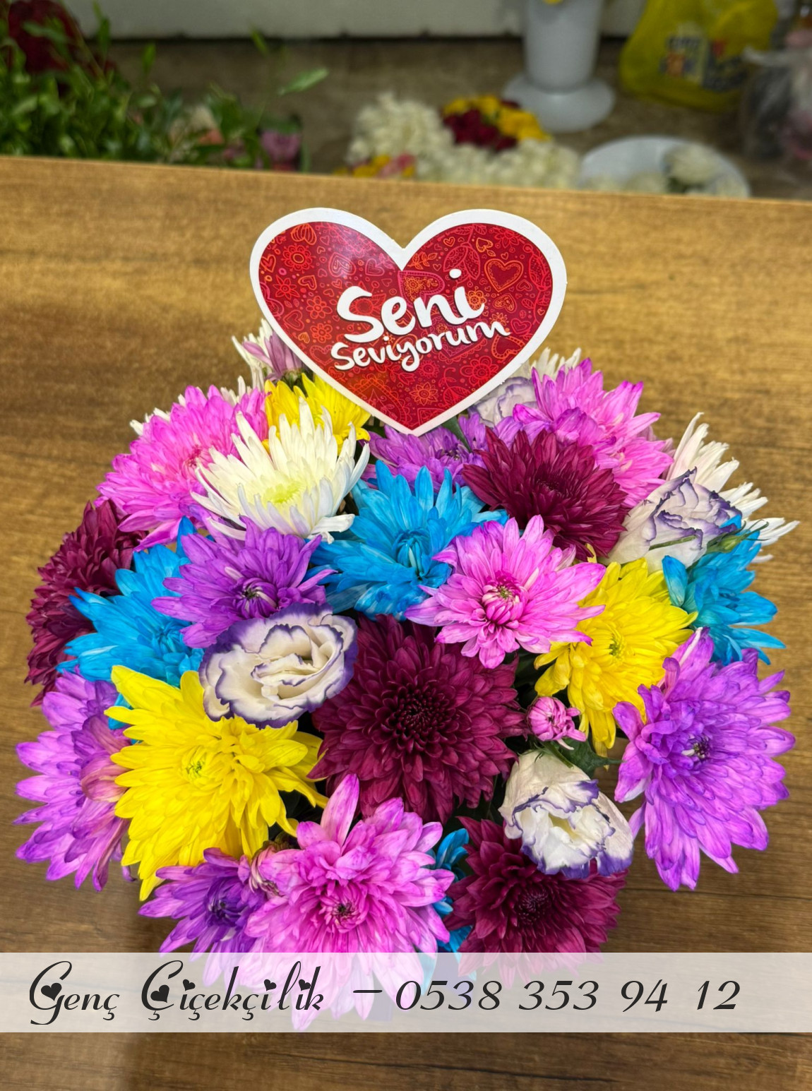 Eskitme Saksıda Kasımpatı Arajmanı