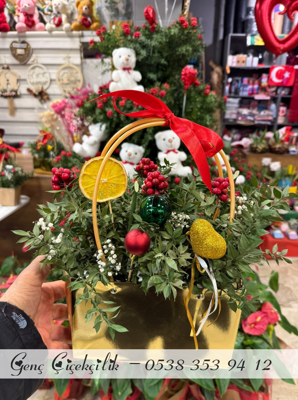 Sarı Çantada Kokina Buketi