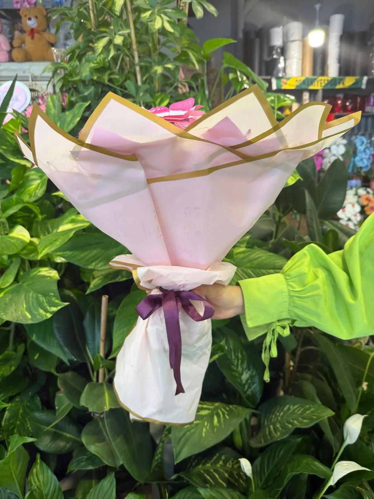 Işıklı Kelebek Buketi