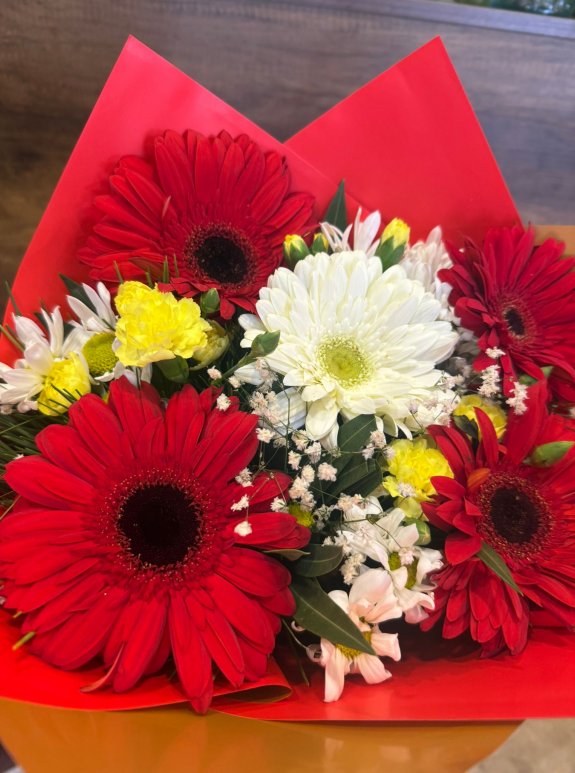 Kırmızı Gerbara Buketi