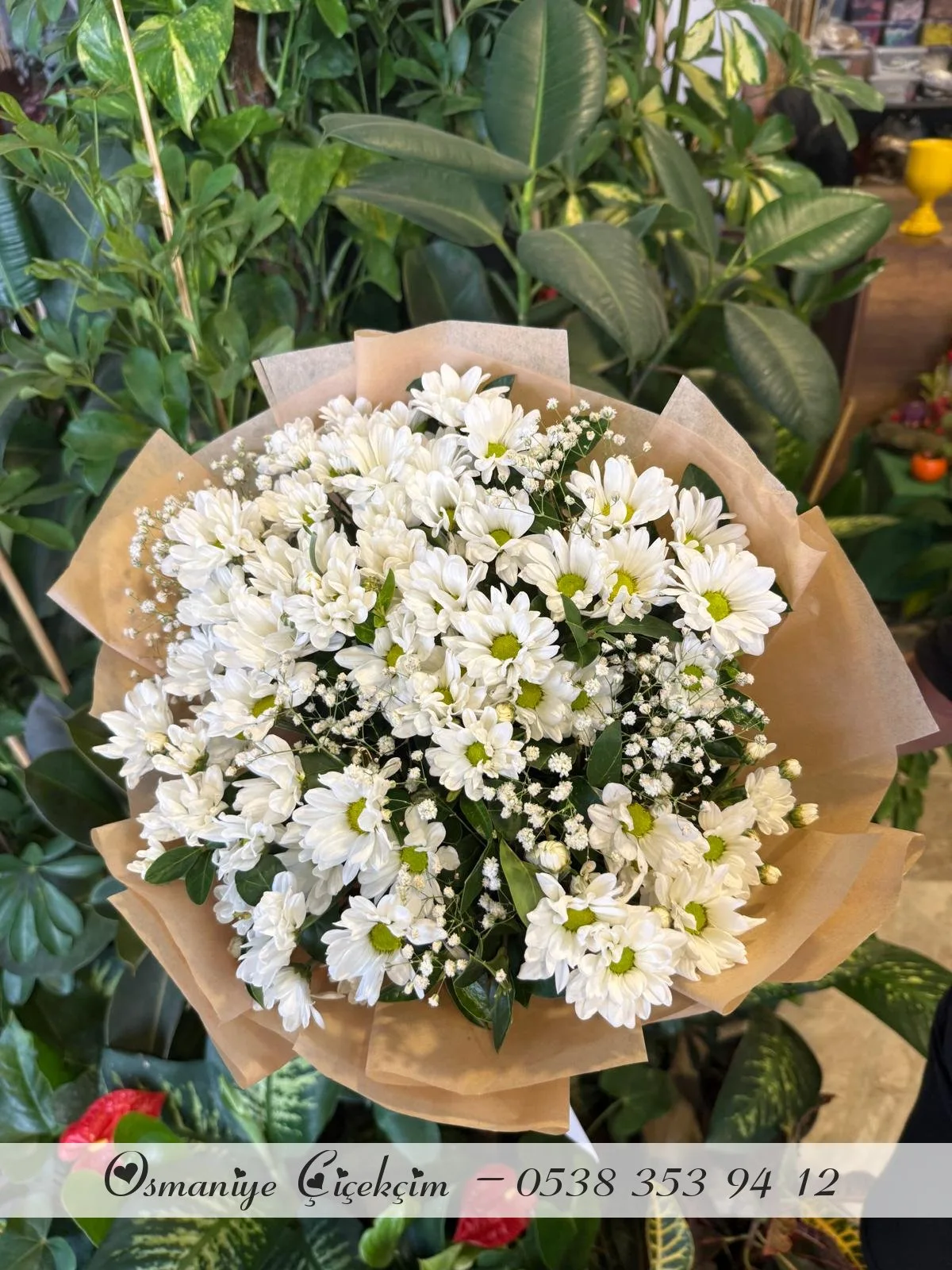 Kasımpatı Premium Papatya Buketi