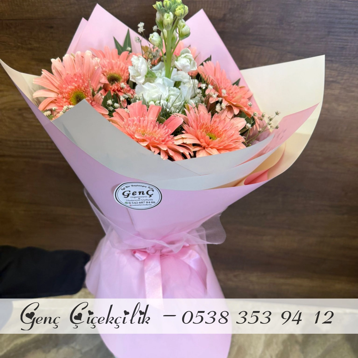 Renkli Gerbara Buketi